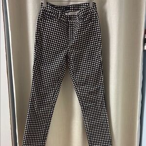 Black and White Checkered Pants